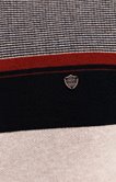 Pull col rond rayé Multiray