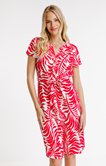 Robe boutonnée imprimée