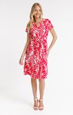 Robe boutonnée imprimée