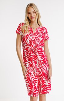Robe boutonnée imprimée