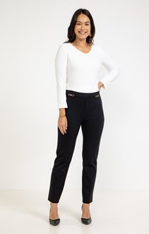 Tregging coupe droite bijou ceinture