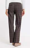 Pantalon coupe large à carreaux