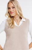 Pull 2EN1 col chemise