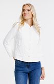 Veste teddy en jacquard