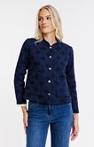 Veste teddy en jacquard