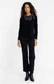 Pull col foulard