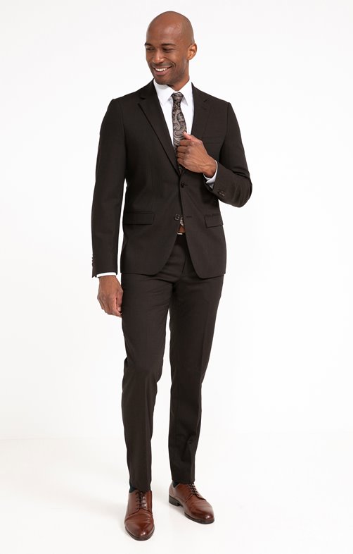 Ensemble Costume Brown coupe ajustée