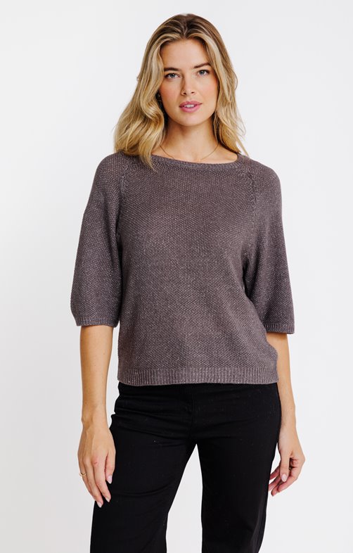 Pull tricotage fantaisie