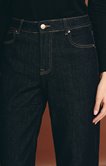 Pantalon denim brut coupe barrel