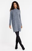 Robe pull avec boutons fantaisie