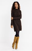 Robe pull avec boutons fantaisie