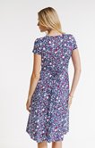 Robe patineuse en maille imprimée