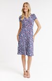 Robe patineuse en maille imprimée
