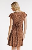 Robe courte à pois