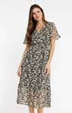 Robe longue cache-coeur