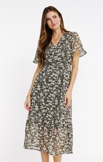 Robe longue cache-coeur