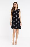 Robe brodée sans manches
