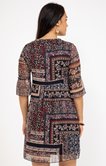 Robe courte col mao
