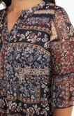 Robe courte col mao