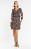 Robe plissée imprimée