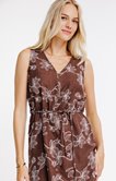 Robe midi imprimée