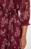 Robe volantée imprimée
