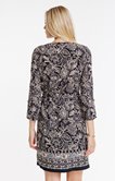 Robe col V avec ceinture