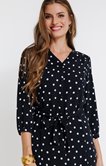 Robe col mao