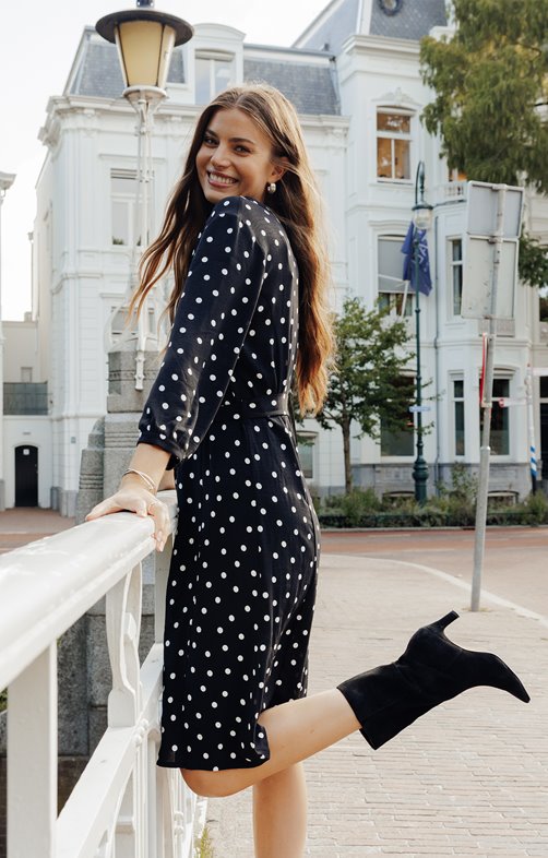Robe à pois