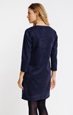 Robe courte en suédine