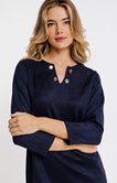 Robe courte en suédine