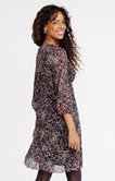 Robe évasée imprimée