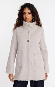 Manteau avec boutons fantaisie