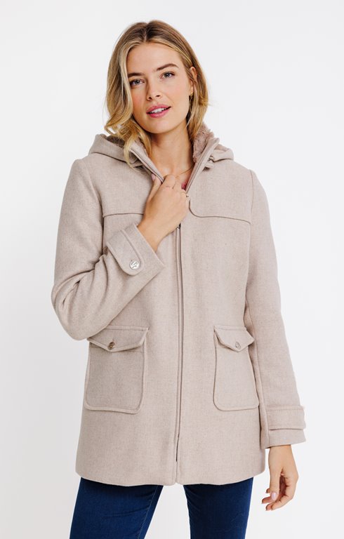 Manteau style duffle-coat