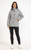 Manteau lainage fantaisie