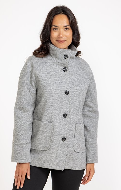 Manteau lainage fantaisie