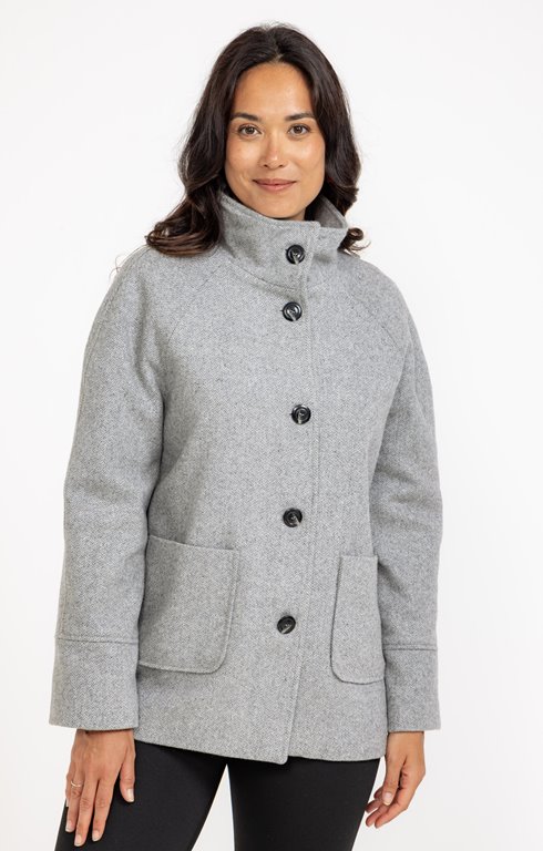 Manteau lainage fantaisie