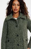 Manteau effet mohair