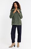 Manteau effet mohair