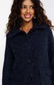 Manteau effet mohair