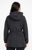 Imperméable à capuche doublure polaire