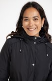 Imperméable à capuche doublure polaire