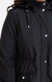 Imperméable à capuche doublure polaire