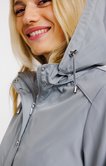 Imperméable à capuche doublure polaire