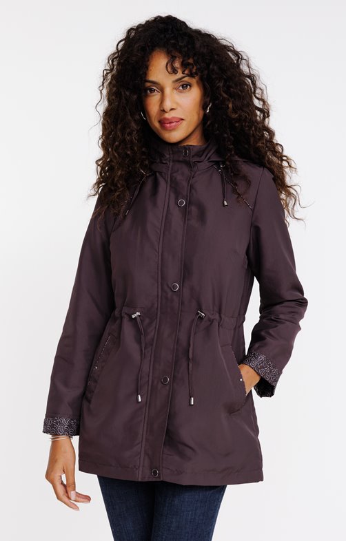 Imperméable à capuche