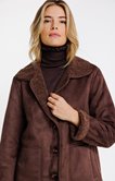 Manteau en suédine 