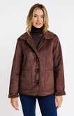Manteau en suédine 