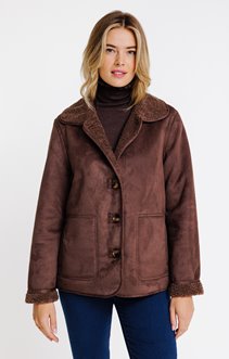 Manteau en suédine 