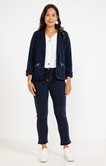 Veste en maille doublée