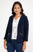Veste en maille doublée